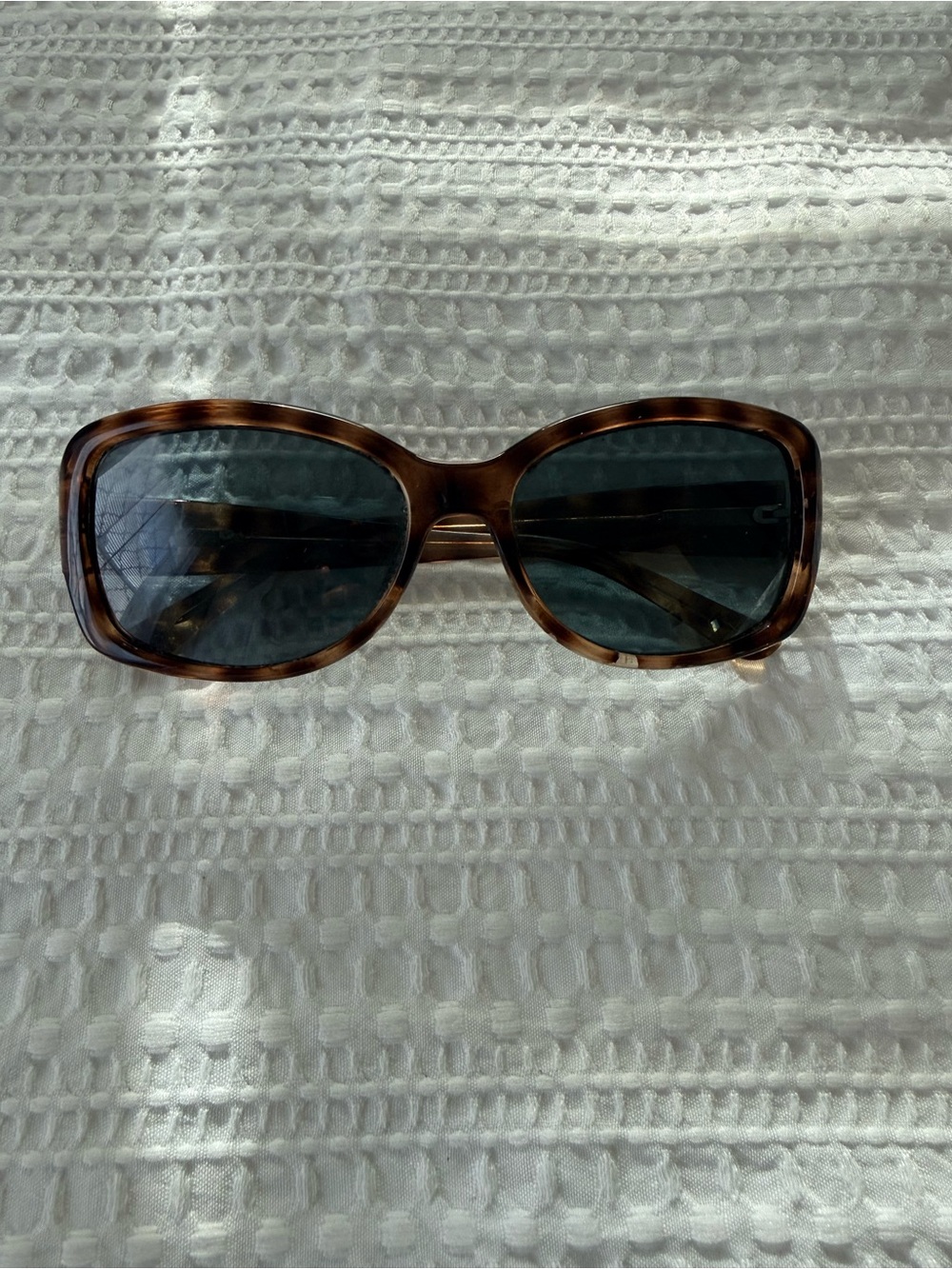 Vogue Brown Tortoiseshell Oversized Women's Sunglasses